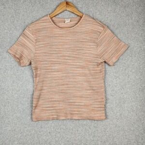 Vintage Old Navy Top Womens Extra Large Pink Short Sleeve Y2k 90s